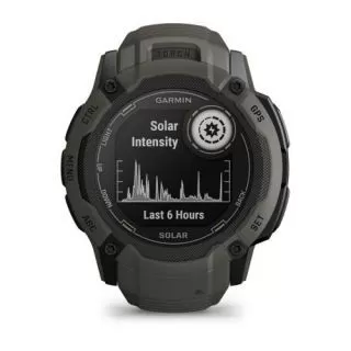Умные часы Garmin Instinct 2X Solar 50 мм, темно-зеленый (010-02805-05)