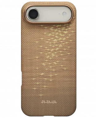 Чехол Pitaka Ultra-Slim Case для iPhone Air, Golden Glint