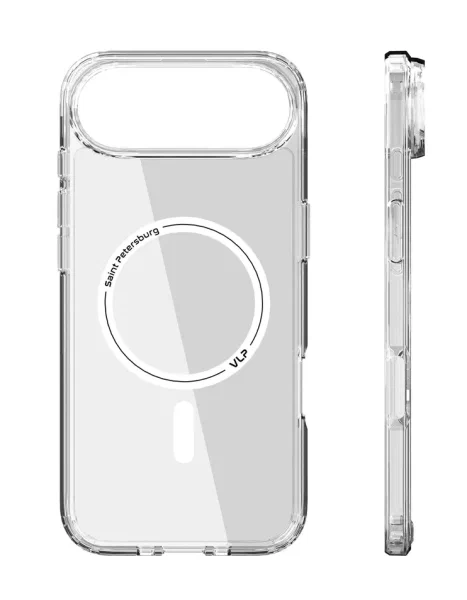 Чехол защитный "vlp" LITE Air Case с MagSafe для iPhone Air, прозрачный